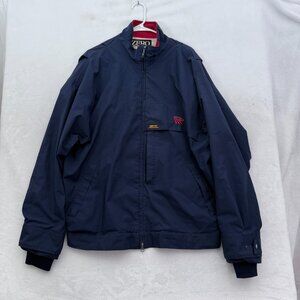 Zero Restriction Jacket Mens XL Blue Golf Full Zip Windbreaker Line Gore Tex